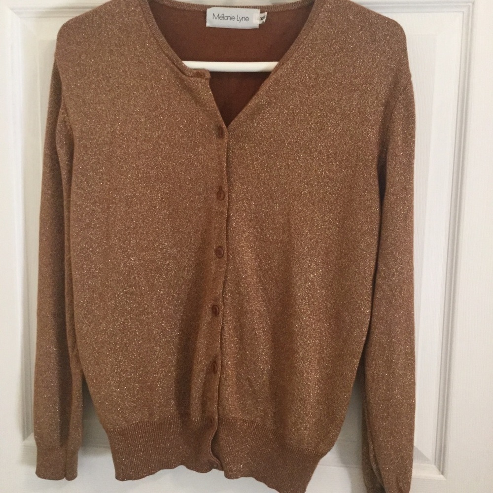 Melanie Lyne - Cardigan rusty golden